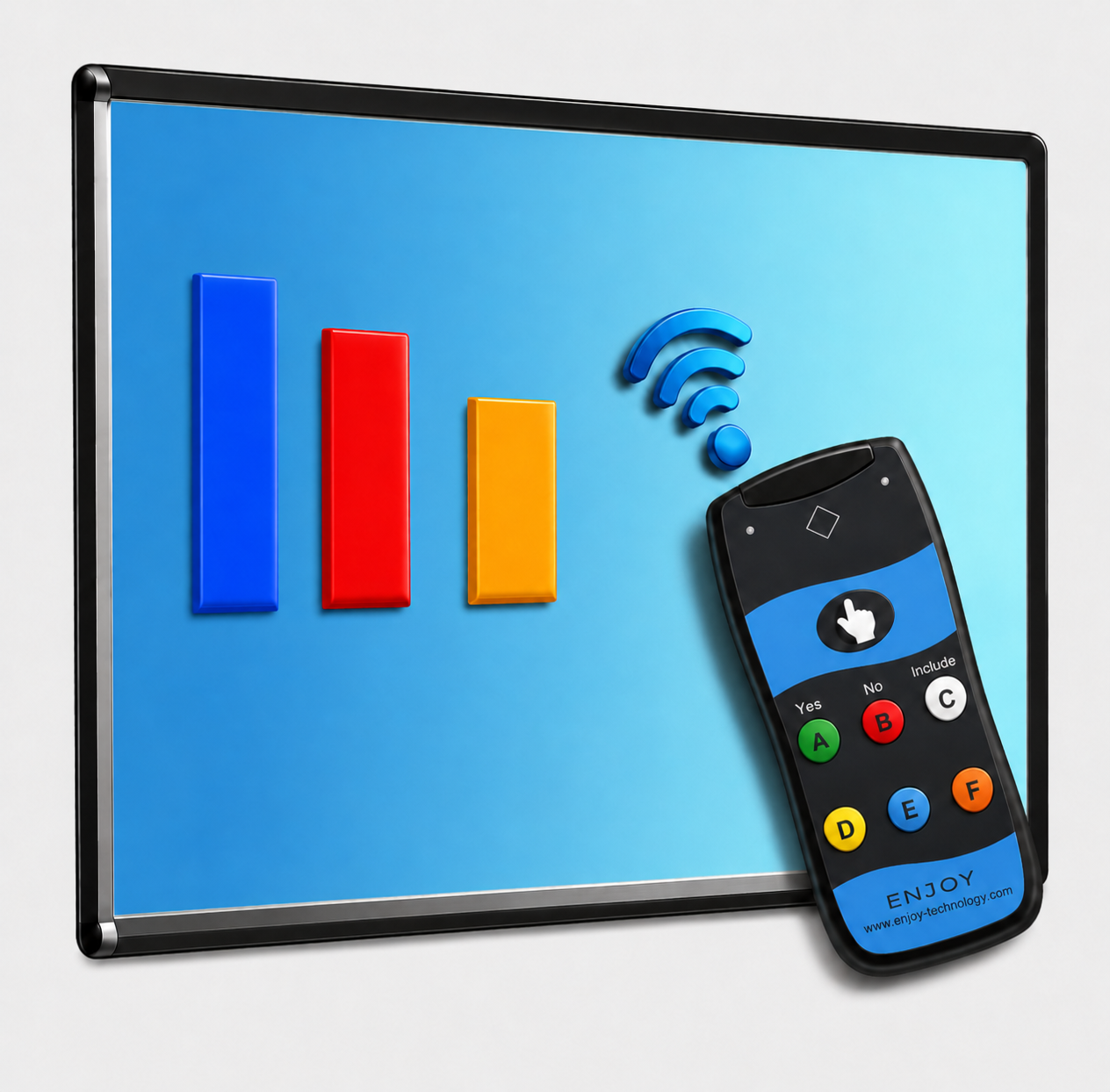 Enjoy Clicker wireless voting system and audience response clickers