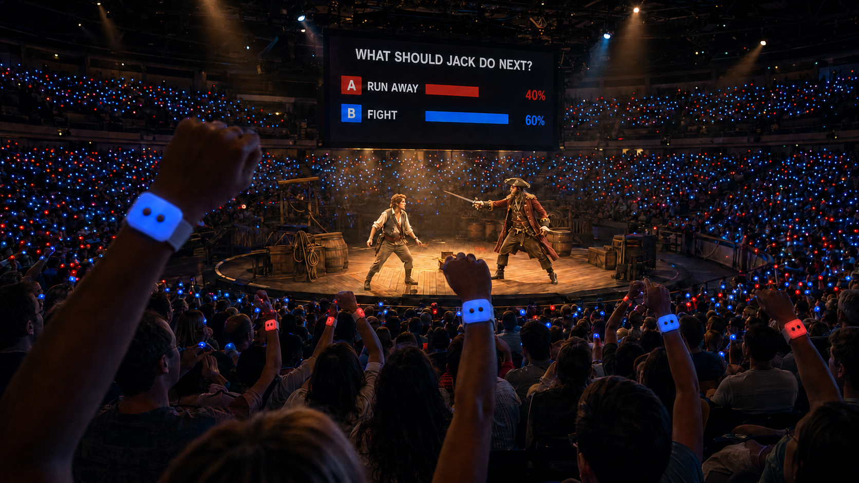 Morphe Quiz Band for Interactive Games and Shows